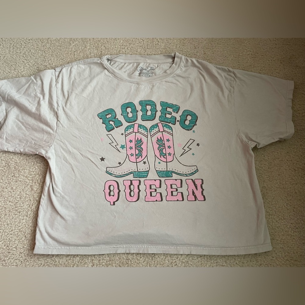 Rodeo Queen Cropped Graphic Tee
